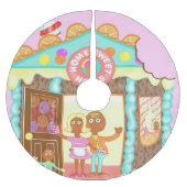 Home Sweet Home ブラッシュドポリエステルツリースカート (正面)