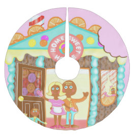 Home Sweet Home ブラッシュドポリエステルツリースカート