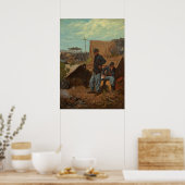 Home, Sweet Home, c.1863 (キャンバス上の油) ポスター (キッチン)