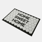 Home Sweet Home Faux Tile Doormat  ドアマット (アングル)