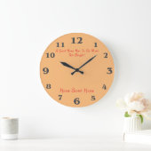 Home Sweet Home for Round Large-Wall-Clock ラージ壁時計 (ホーム)