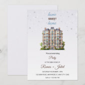 Home Sweet Home Housewarming Invitation 招待状 (正面/裏面)