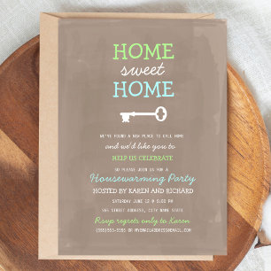 Home Sweet Home Housewarming Invite (More Colors) 招待状