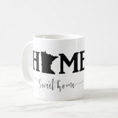 Home Sweet Home Minnesota Classic Mug, 11 oz コーヒーマグカップ (正面左)