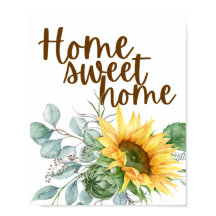 Home Sweet Home Sunflower