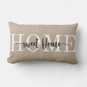Home Sweet Home Throw Pillows ランバークッション (正面)