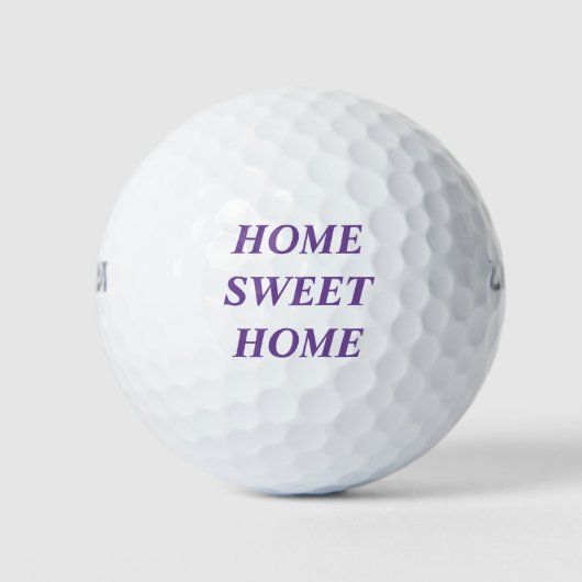 "HOME SWEET HOME" - Wilson Ultra 500ゴルフボール ゴルフボール (正面)