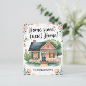 Home Sweet New Home Change of Addressはがき ポストカード (スタンド正面)