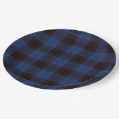 Home Tartan ペーパープレート (アングル)