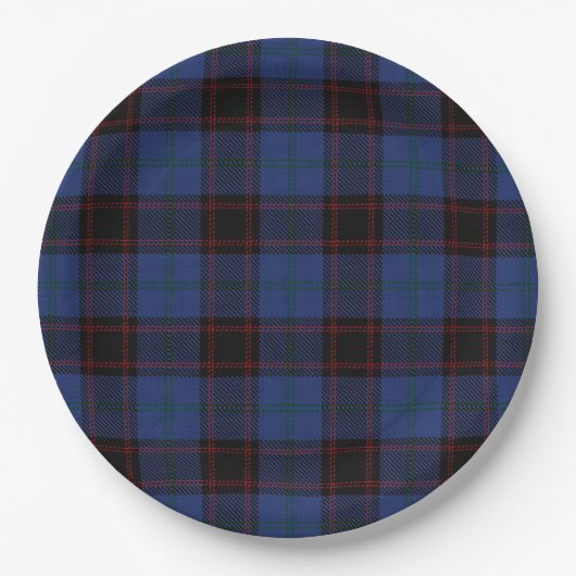 Home Tartan ペーパープレート (正面)