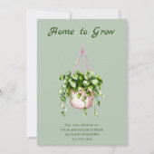 Home to Growの新しいアドレスに関する発表 案内状 (正面)