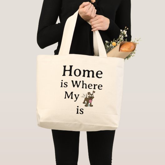 Home Tote Bag ラージトートバッグ (正面(商品))