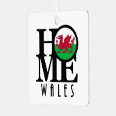 HOME Wales  メタルオーナメント (正面左)
