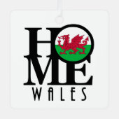HOME Wales  メタルオーナメント (正面)