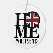 HOME Wallsend England セラミックオーナメント (左)
