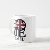 HOME Wallsend England 11oz コーヒーマグカップ (正面左)