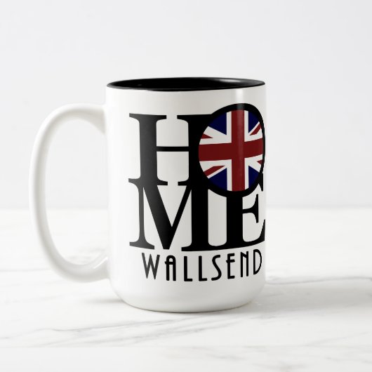 HOME Wallsend England 15oz ツートーンマグカップ (左)