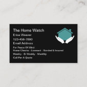 Home Watch Services名刺デザイン 名刺 (正面)