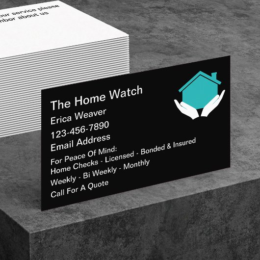 Home Watch Services名刺デザイン 名刺