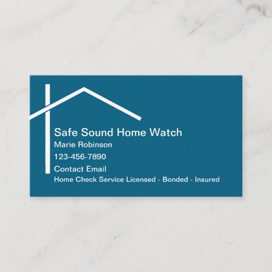 Home Watch Services名刺 名刺 (正面)