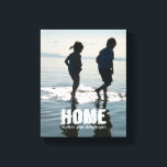 Home, Where Your Story Beginning Family Photo Canv キャンバスプリント<br><div class="desc">あなたの家族の写真をお気に入りの表示する素敵な方法 – 言葉を下に"家はあなたの物語が始まる場所である。写真はのまわりにキャンバスの端を覆って見コンテンポラリーえる。</div>
