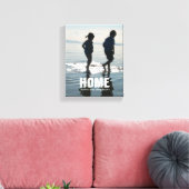 Home, Where Your Story Beginning Family Photo Canv キャンバスプリント (インサイチュ (リビング))