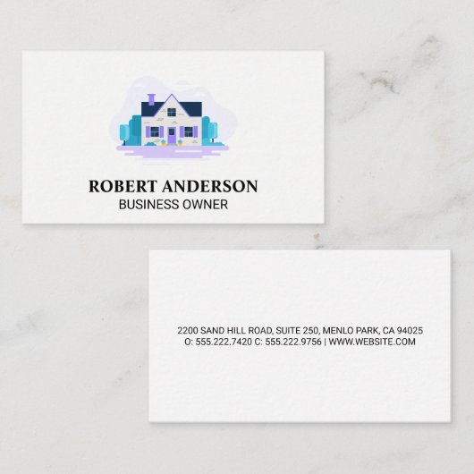 Home with Garden 名刺 (正面/裏面)