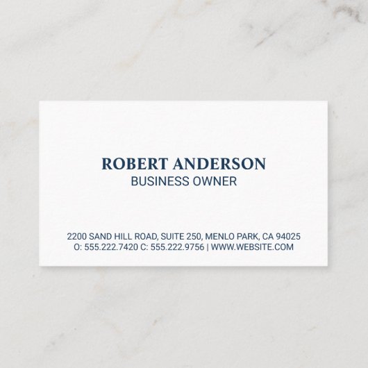 Home with Garden | 実在不動産ロゴ 名刺 (裏面)