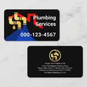 Home With Leaking Gold Pipes 名刺 (正面/裏面)