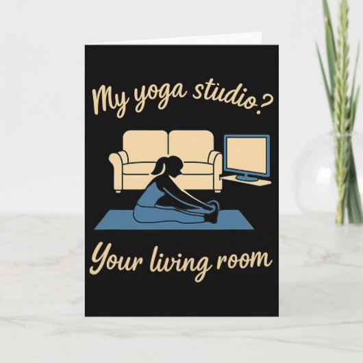 Home Yoga Activewear My Yoga Studio Your Living Ro カード (正面)