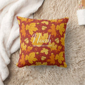 Homebodyハート紅葉 | オータムホームデコル クッション (ブランケット)