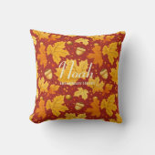 Homebodyハート紅葉 | オータムホームデコル クッション (正面)