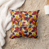 Homebodyハート紅葉 | 秋ホームデコール クッション (ブランケット)