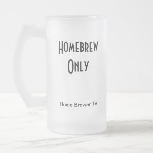 Homebrewだけ、家の醸造業者TV フロストグラスビールジョッキ