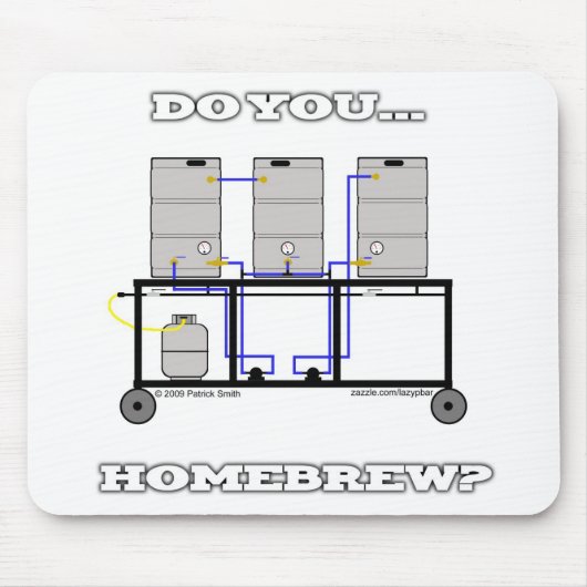 homebrewのマウスパッドして下さい マウスパッド (正面)