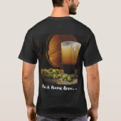 homebrewを.......持って下さい tシャツ (裏面)