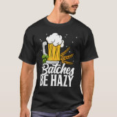 Homebrew IPA Craft Brewery Hazy Beer Drinking Tシャツ (正面)