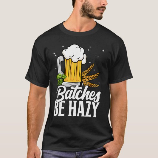 Homebrew IPA Craft Brewery Hazy Beer  Drinking Tシャツ (正面)