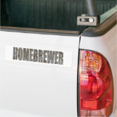Homebrewer バンパーステッカー (トラック上)