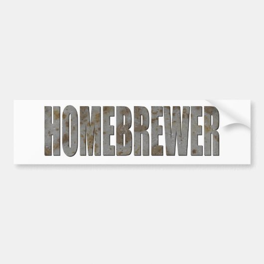 Homebrewer バンパーステッカー (正面)
