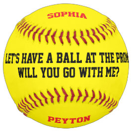Homecoming Proposal Prom Posal ソフトボール