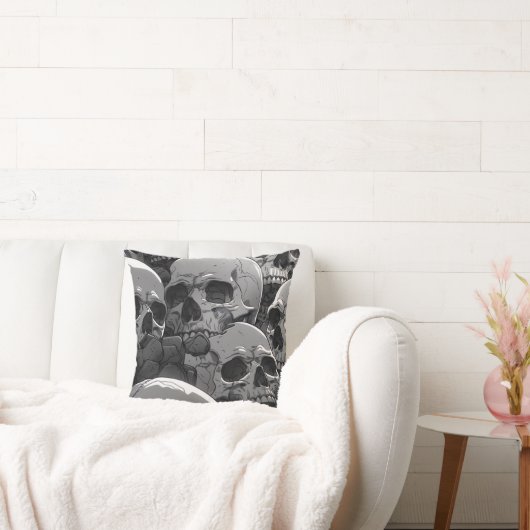 #homedeccorskullpillow クッション (ソファ)