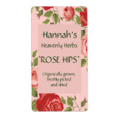 Homegrown Herbs Label ラベル (正面)