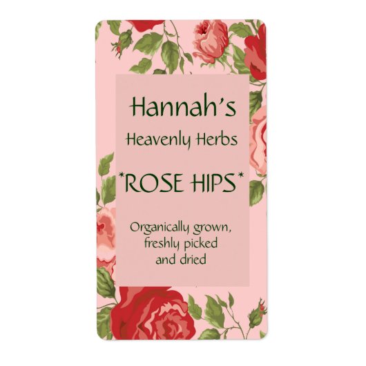 Homegrown Herbs Label ラベル (正面)