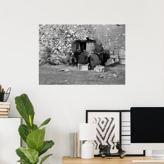 Homeless and Unemployed 1938 ポスター (ホームオフィス)