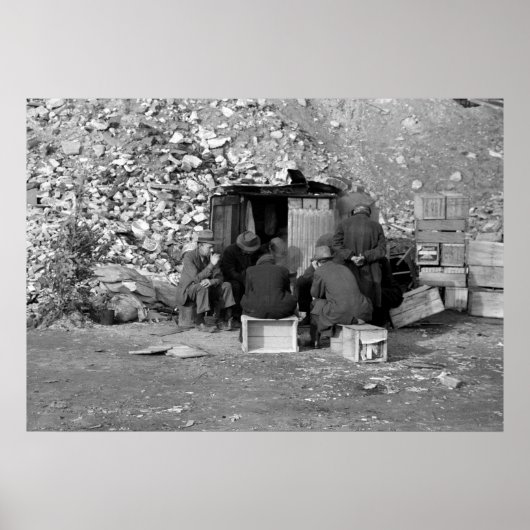 Homeless and Unemployed 1938 ポスター (正面)