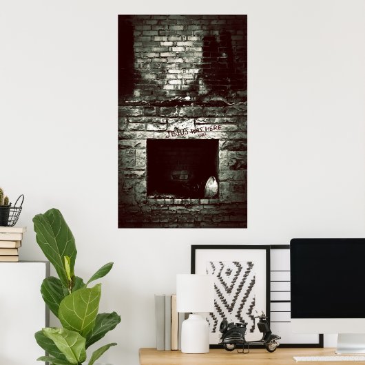 Homeless Jesus ポスター (ホームオフィス)