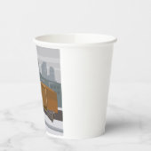 Homeless Man Holding Help Sign Urban Poverty 紙コップ (左)