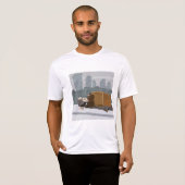Homeless Man Holding Help Sign Urban Poverty Tシャツ (正面フル)