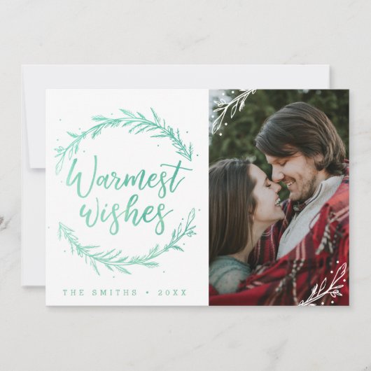 Homelest Wishesホリデーリース写真 シーズンカード (正面)